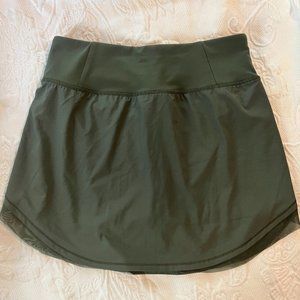 CALIA Women's Tulip Hem Skort - Olive Green - Size S